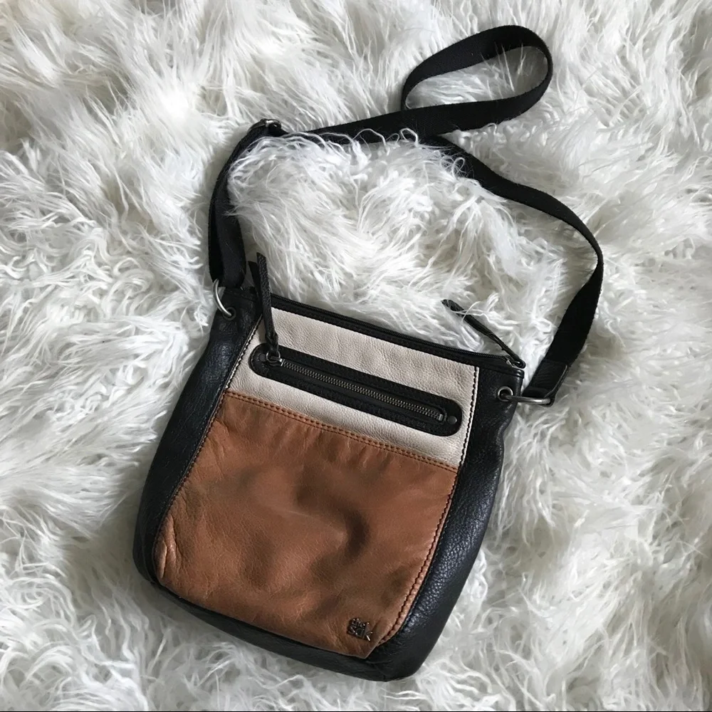 The Sak Laurel crossbody leather‎ handbag EUC